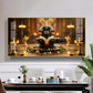 Shivling Eternal Devotion Glass Finish Horizontal Wall Art