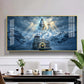 Mahadev In Kedarnath Glass Finish Horizontal Wall Art