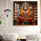 Pavan Putra Hanuman Ji Glass Finish Square Wall Art