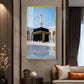 Mecca Glass Finish Vertical Wall Art