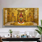 Somnath Temple Glass Finish Horizontal Wall Art