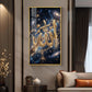 Khuda Glass Finish Vertical Wall Art