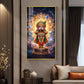 Lord Jagannath Prabhu Glass Finish Vertical Wall Art