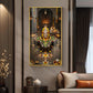 Divine Trimbakeshwar Jyotirlinga Glass Finish Vertical Wall Art