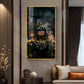 Shiv Maheshwar Glass Finish Vertical Wall Art