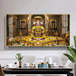 Mallikarjuna Jyotirlinga Glass Finish Horizontal Wall Art