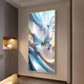 Butterfly Bliss Bouquet Glass Finish Vertical Wall Art