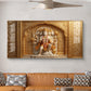 Panchmukhi Hanuman Glass Finish Horizontal Wall Art