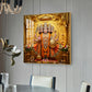 Panchmukhi Hanuman Ji Glass Finish Square Wall Art