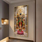 Lord Tirupati Bala Ji Glass Finish Vertical Wall Art
