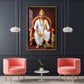 Lord Basavesvara Glass Finish Vertical Wall Art