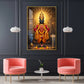 Lord Vithala Glass Finish Vertical Wall Art
