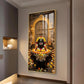 Shivling Mahakaleshwar Glass Finish Vertical Wall Art
