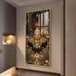 Divine Trimbakeshwar Jyotirlinga Glass Finish Vertical Wall Art