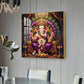 Shree Ganesha ji Glass Finish Square Wall Art