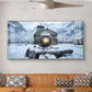 Bhole Baba In Kedarnath Glass Finish Horizontal Wall Art