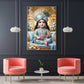 Lord Bal Gopal Glass Finish Vertical Wall Art