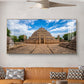 Stupa at Sanchi Glass Finish Horizontal Wall Art