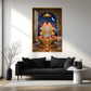 Lord Shiva Lingam Glass Finish Vertical Wall Art