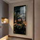 Shiv Maheshwar Glass Finish Vertical Wall Art