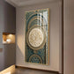 Islamic Calligraphy Glass Finish Vertical Wall Art
